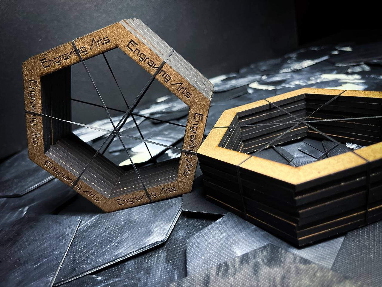 Hexagon Frame 100